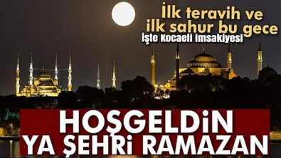 Kocaeli 2020 Ramazan Imsakiyesi Diyanet Namaz Iftar Ve Sahur Vakti