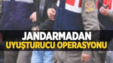 Jandarma'dan uyusturucu operasyonu