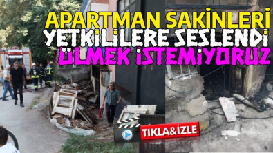 Karamürsel'de Yangın Paniği: Ölmek istemiyoruz!