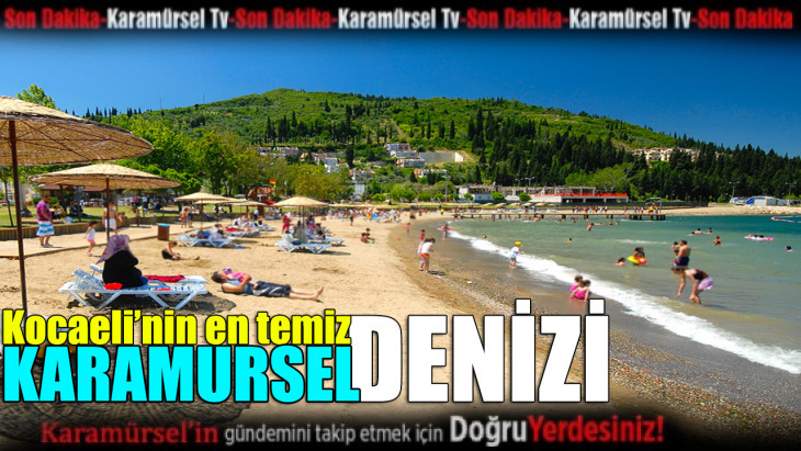 Karamürsel'de deniz suyu tahlilleri mükemmel çıktı