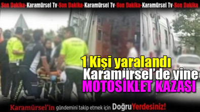 Motosiklet ve Ticari Araç Çarpıştı: 1 Yaralı