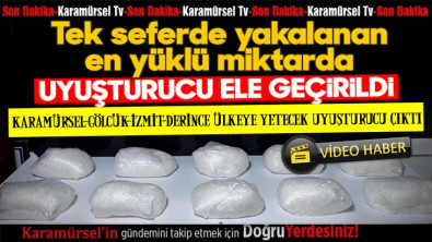 Türkiye'ye yetecek uyuşturucu yakalandı